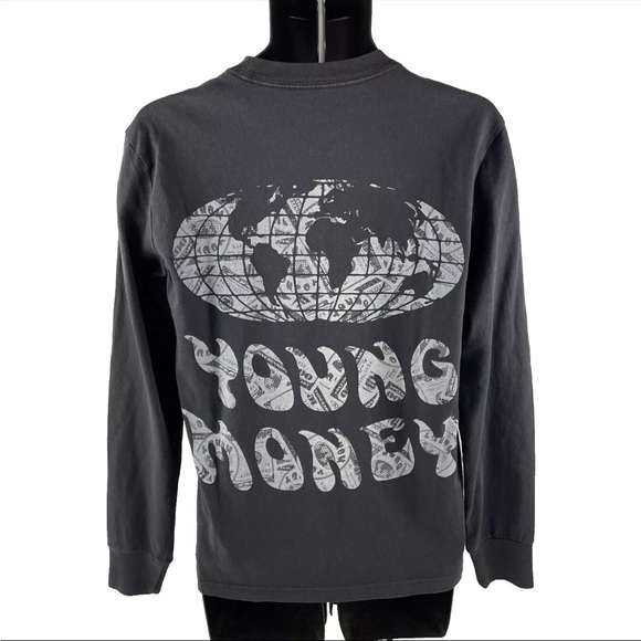 New Mens American Eagle X Young Money Collab Long Sleeve T-Shirt Sz XS NWT - Picture 2 of 7